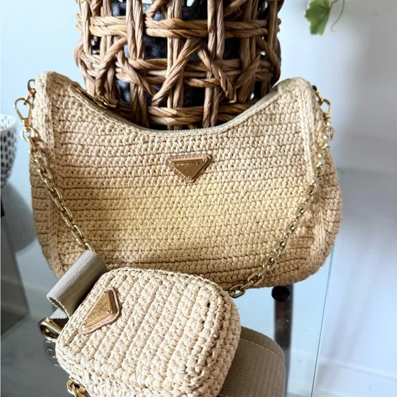 Prada Raffia Re-Edition - Picture 2 of 4